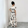 Amazon  european and american cross-border summer new arrivals: casual, versatile, high-quality short-sleeve v-neck dress