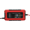 Motorcycle & car battery charger - 12v 6a/10a single lead-acid battery pulse repair & activation