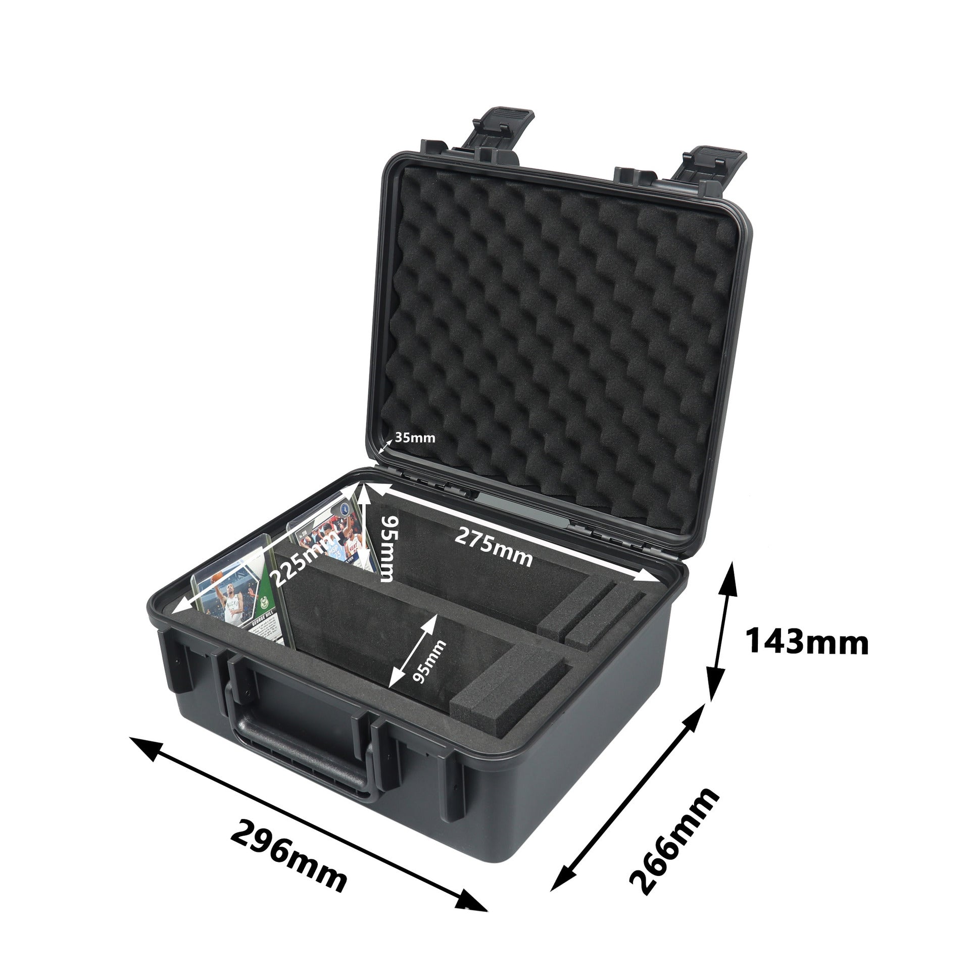 Cross-border popular card box, card brick box, card storage box, two compartments, multi-model card box can be customized
