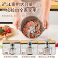 multifunctional stainless steel meat grinder for homeelectric food supplement meat grinder large capacity electric food processor wholesale