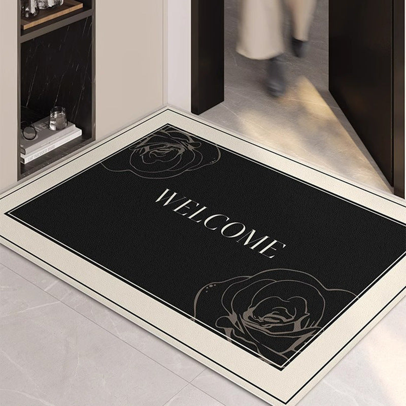 Entryway door mat: premium, customizable, low-maintenance, home-use, trendy, stain-resistant, thickened, non-slip doormat