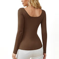 Aliexpress cross-border e-commerce women's casual sexy style t-shirt - spring/summer pleated slim-fit, age-reducing, and elegant top
