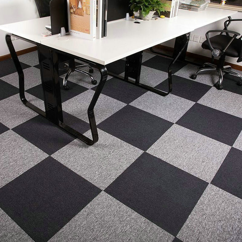 Cross-border office carpet glue-free self-adhesive splicing square full floor mat thickened cement floor can be paved billiard hall