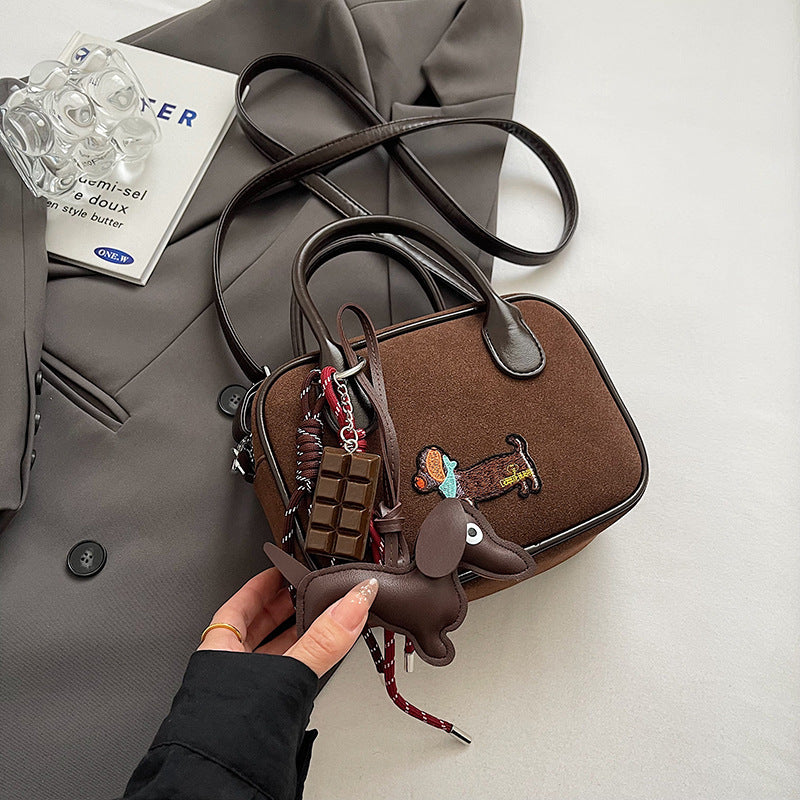 Cross-border hand carry fashion versatile bag women's 2025 new trend leisure bag high-end niche design shoulder bag