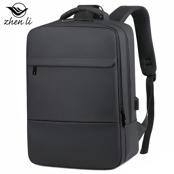 Find a factory Cross-border business backpack Casual notebook USB computer bag Large capacity business trip backpack