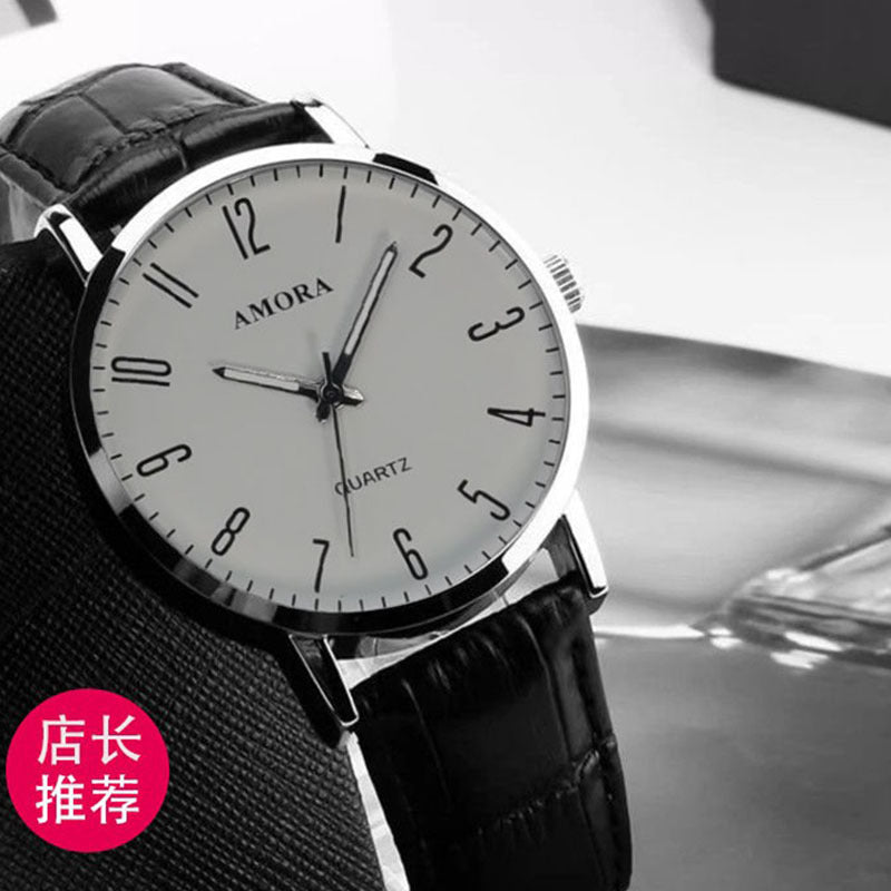 Amora factory direct: affordable, minimalist quartz men's watches - wholesale leather strap gift watches for men