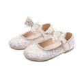 Girls' leather shoes - new autumn  collection: kids' bowknot rhinestone princess shoes, sparkling crystal shoes for baby girls