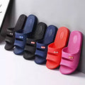 Home shoes men's and women's couple indoor slippers thickened quick-drying lightweight soft sole non-slip flat bottom hotel slippers bathroom