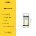 Outdoor villa garden floor lamp solar powered lawn light patio lamp waterproof portable table lamp yard atmosphere light