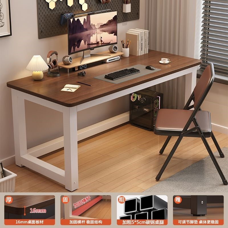 Computer desk desktop desk study table home bedroom student small desk casual storage rectangular office desk wood