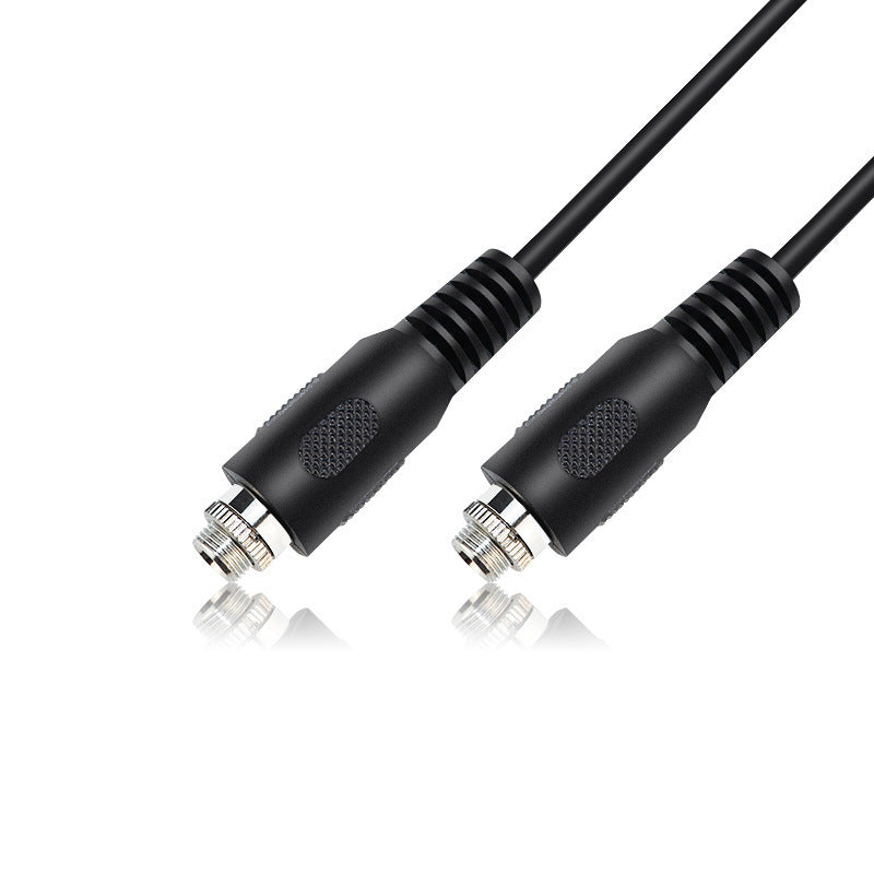 3.5Mm three-dimensional acoustic speaker to female, earphone nut audio cable can be fixed audio box with screw female audio cable
