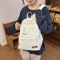 Kids' backpack - lightweight, minimalist design for girls, perfect for outdoor travel. large capacity, japanese style, cute and sweet backpack for middle school