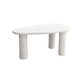 Microcement designer dining table - wabi-sabi style artistic dining table, waterproof & stain-resistant, minimalist tea table, export dining table