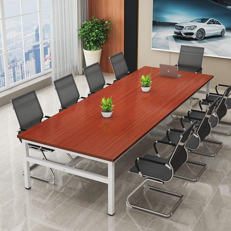 Conference table long table office desk minimalist modern office negotiation table simple rectangular training table workstation