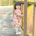 Girls' spring/autumn dress , trendy kids' long-sleeve princess dress, class a sweet style, baby girl dress