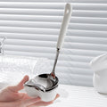 Luxury ceramic handle soup spoon kitchen utensil set, 304 stainless steel cooking spoons, long handle ladle wholesale