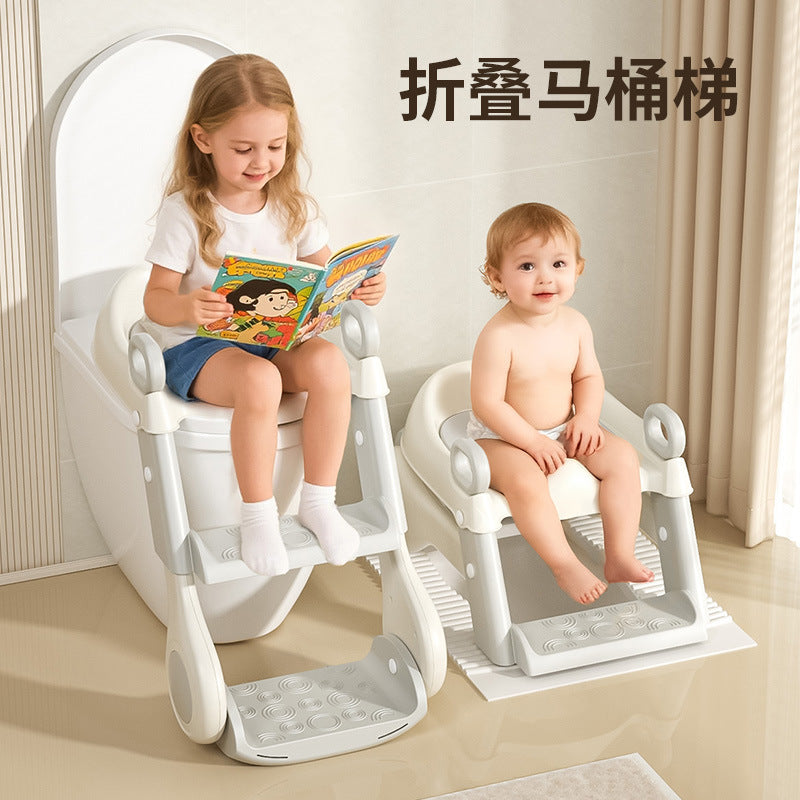 Wholesale children's toilet training seat with step stool - baby potty training seat for infants and toddlers - foldable step stool toilet