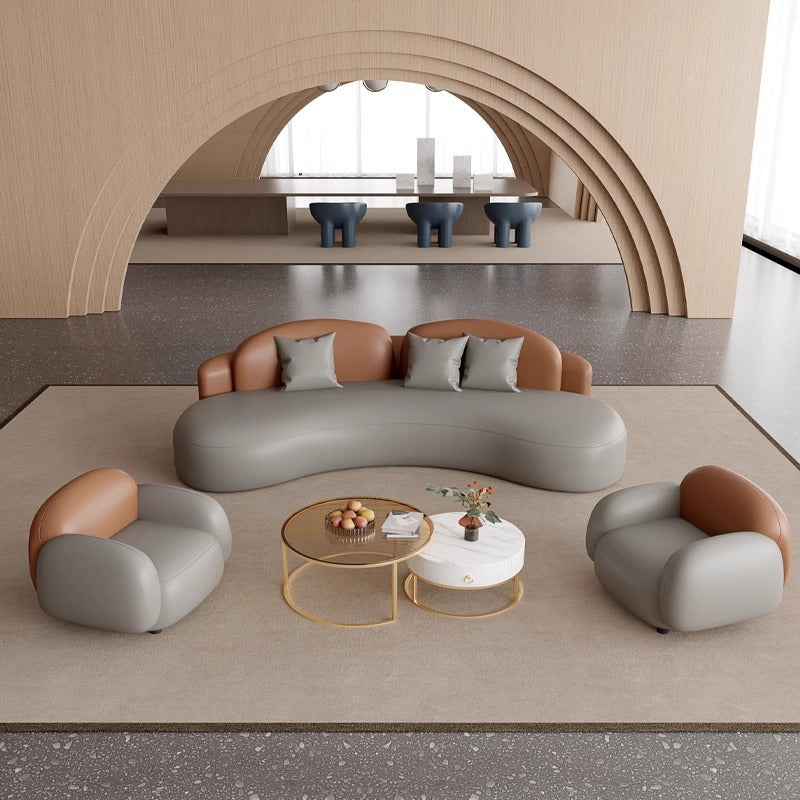 Hotel lobby, lobby, vip rest area, reception, sofa, guest sales department, curved sofa, sales department, negotiation group