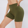 yoga wear sports three-quarter pants for women high waist belly control outwear elastic peach butt fitness yoga shorts summer