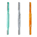 New marble pattern eyebrow razor, double-ended, women's specific, with protective mesh, anti-scratch eyebrow blade, beauty tool, factory wholesale