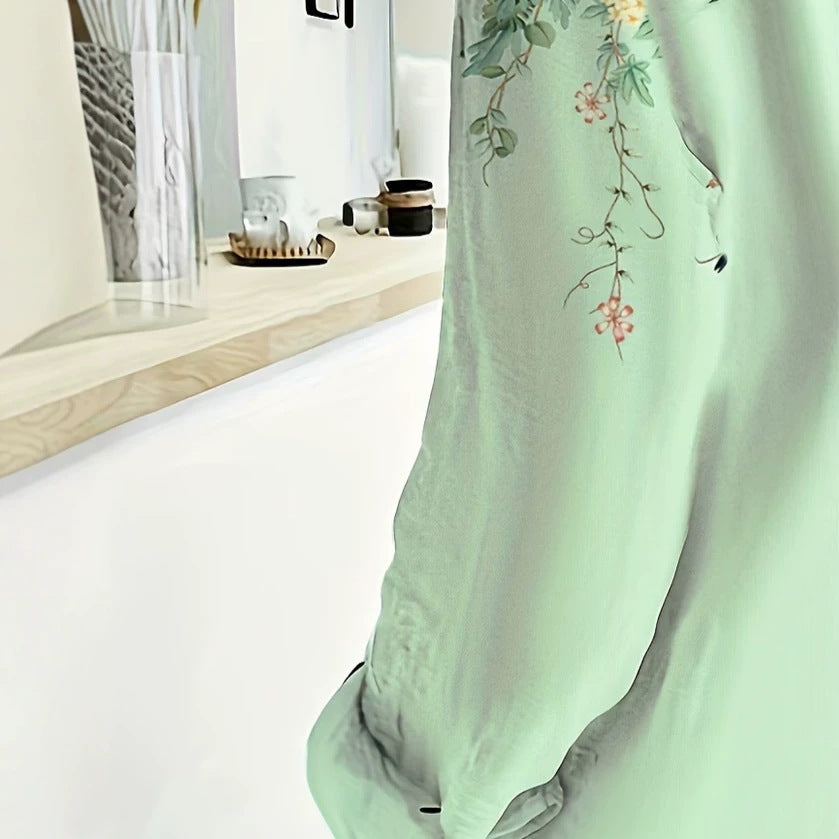 wholesale women's long-sleeved shirts, trendy all-season shirts with popular cross-border print designs, dropshipping available