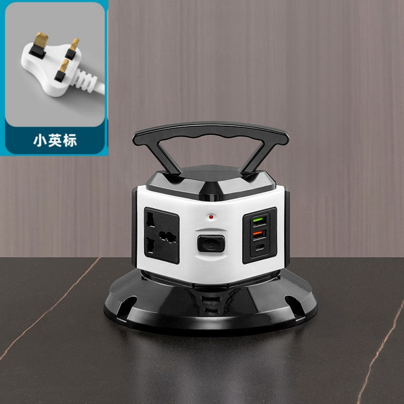 Vertical socket british standard hong kong multi-function usb universal power strip european standard household power supply american standard american