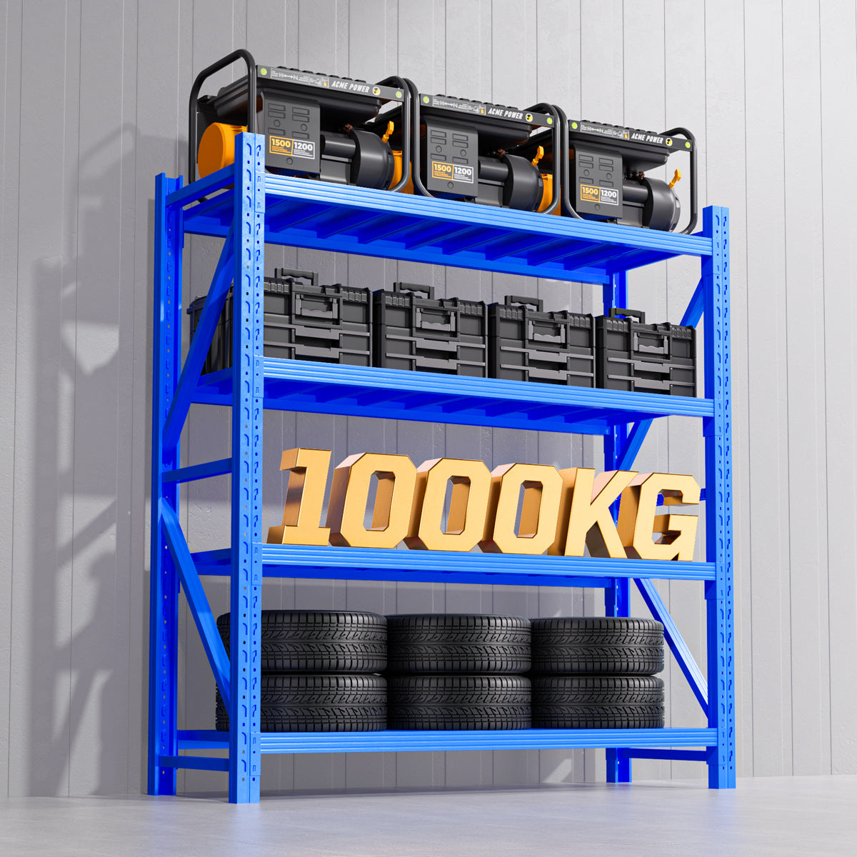 Warehouse shelves Heavy-duty multi-layer shelves Household shelves Heavy-duty hardware Warehouse shelves Storage racks Post shelves