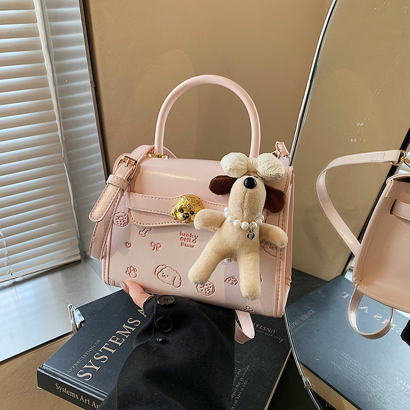 Cross-border super fire niche bag women's spring and summer 2025 new fashion shoulder messenger bag high-end portable Kelly bag