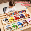 Magnetic maze ball run - educational toy for kids ages 3-6 - focus & concentration training - magnetic toy for toddlers (2-4 years) - improves attention span