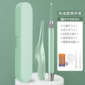 Baby luminous ear spoon ear pick luminous ear tweezers ear digging earwax tweezers tool suit ear picking with light in stock