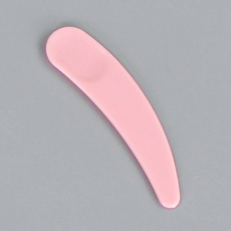 Crescent-shaped spoon mask dispensing scraper cream cosmetic packaging digging stick cream dispensing stirring arc-shaped mixing stick spoon