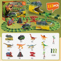amazon hot-selling dinosaur track car kids' assembly toy, versatile roller coaster electric train wholesale