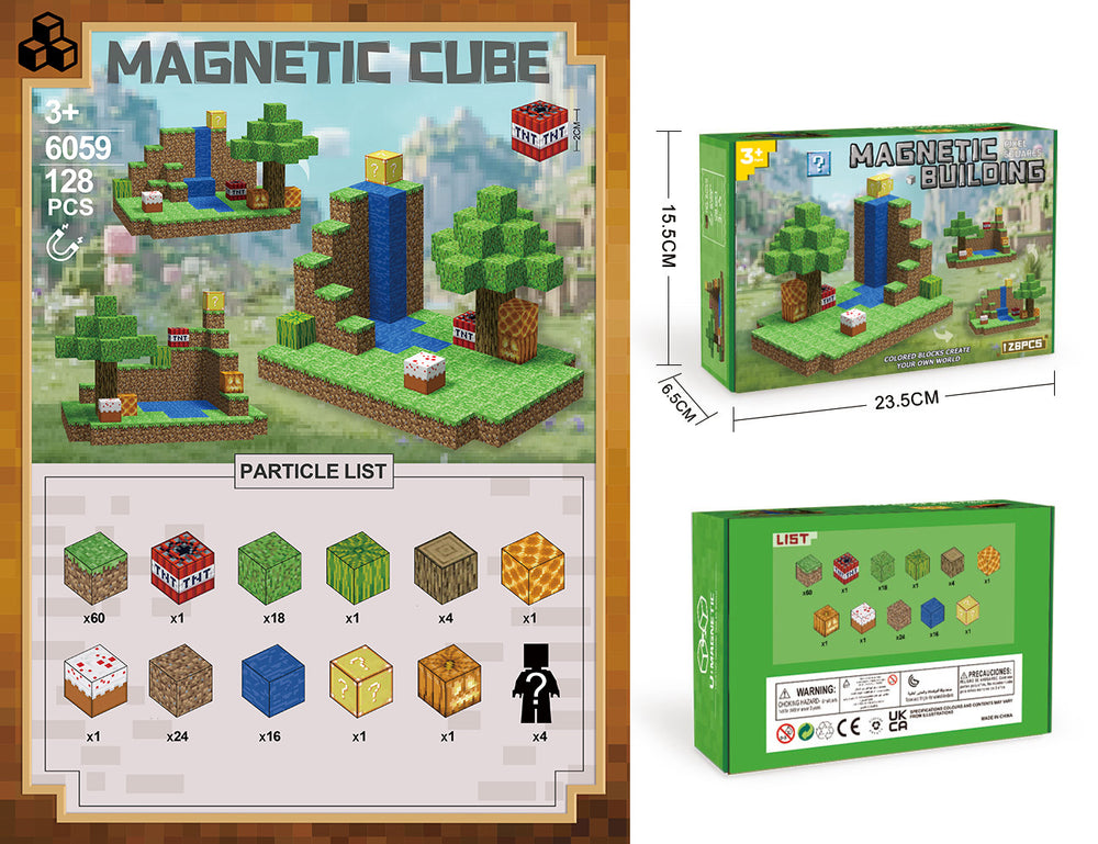 my magnetic world cube magnet magnetic building blocks series children's boy's assembly toy gift