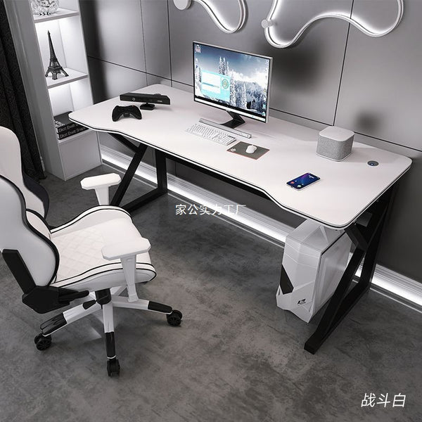 Carbon fiber gaming table desktop computer desk bedroom home desk small simple table Internet celebrity live streaming host game table