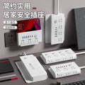 Wall-mountable power strip with multi-function stand, usb ports, and cord management – ideal for home, office, and multi-device use