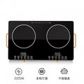 Commercial electric ceramic stove i cross-border american standard carefully selected household double-head stove high power 00v-220v/export manufacturer