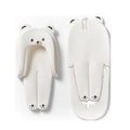 Bear foldable slippers couple travel convenient non-slip outdoor flip-flops beach shoes business trip flip-flops