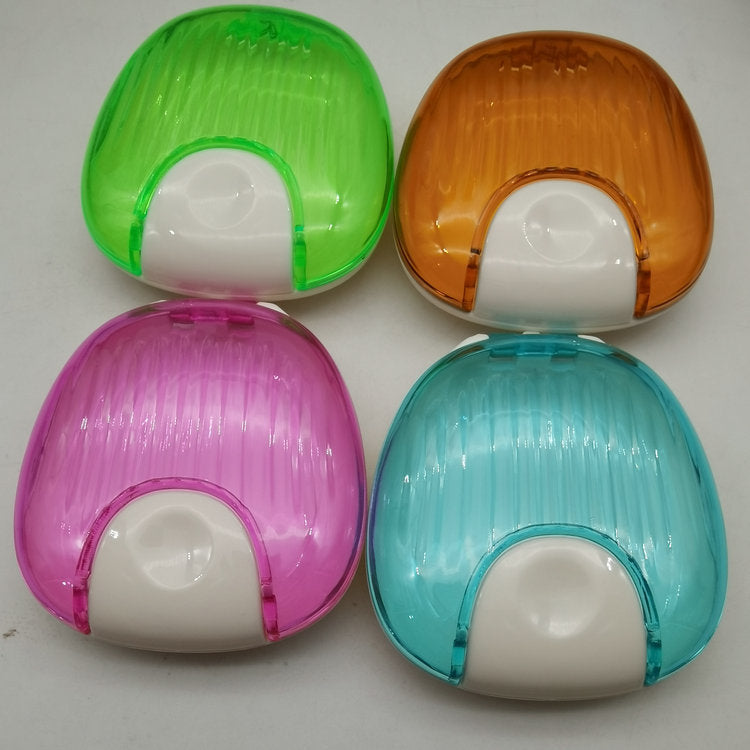 Elderly full denture box at night European double-layer tooth storage box storage box storage holiday tooth cover box holder box