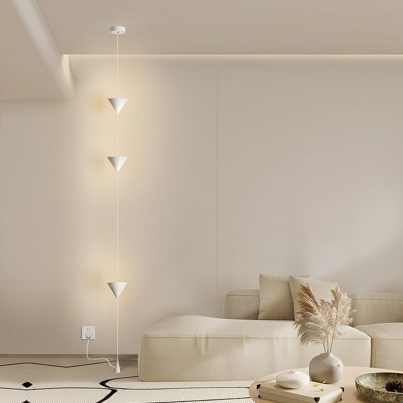 Time hourglass floor lamp living room sofa background wall decoration atmosphere light creative minimalist bedroom bedside small chandelier