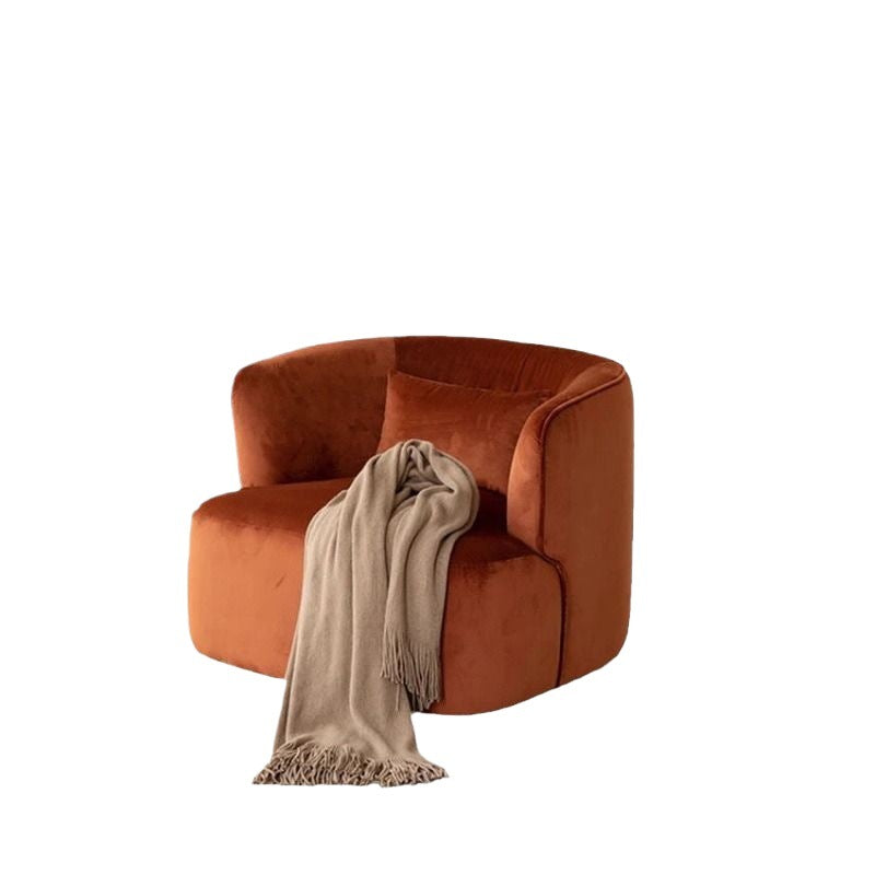 Light luxury single sofa chair lazy sofa living room balcony bedroom designer ins style popularcasual tiger chair