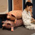 Three-layer pig jacquard bench girl sleeping bed leg clamp pregnant woman side sleeping pillow bedroom cushion bedside cushion