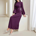 Amazon tk exportfashioncross-border women's hot diamond long skirt casualfashionelegantelegantdress