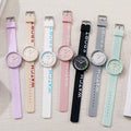 New arrivalcutekidswaterproof watch comfortable silicone colorful student boys and girls kids quartz watch wholesale