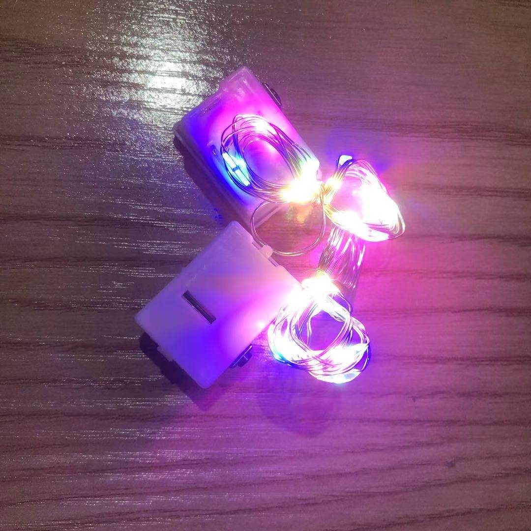 LED luminous light string three-function three-gear cake gift box bouquet luminous light strip light string warm white light strip lantern