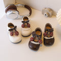 Ready-to-ship new children's leather shoes, korean style, girls' lace-trimmed princess shoes, elegant student patent leather soft-soled flats