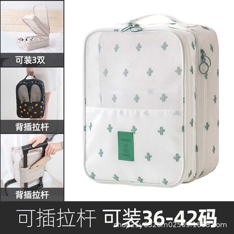 Shoe storage bag waterproof shoe bag bag shoe box dustproof multiple pairs of suitcases portable shoe bag travel artifact