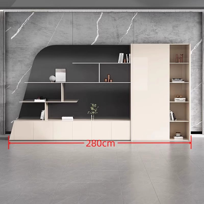Accessible luxury paint desk casual creative classy president boss desk fashionwhite manager supervisor desk and chair combination