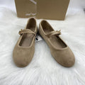Za mary jane flats shoes women's sense of designniche style2025 slip-on doudou shoes women's soft bottom with skirt