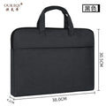 Office satchel bag canvas document bag information bag conference bag computer bag document bag briefcase business gift