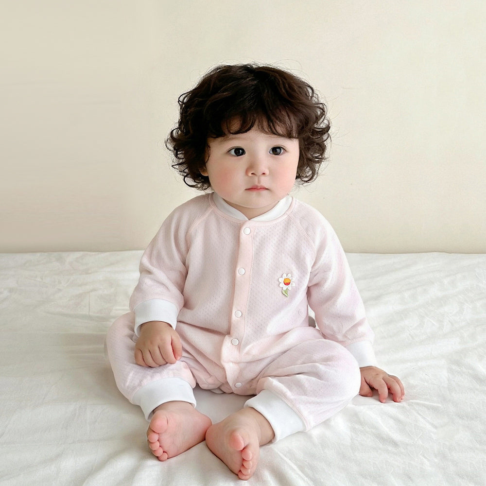 Newborn baby romper, 100% cotton long-sleeve sleepsuit, spring/autumn style, newborn 0-2 years old baby summer onesie, crawling suit